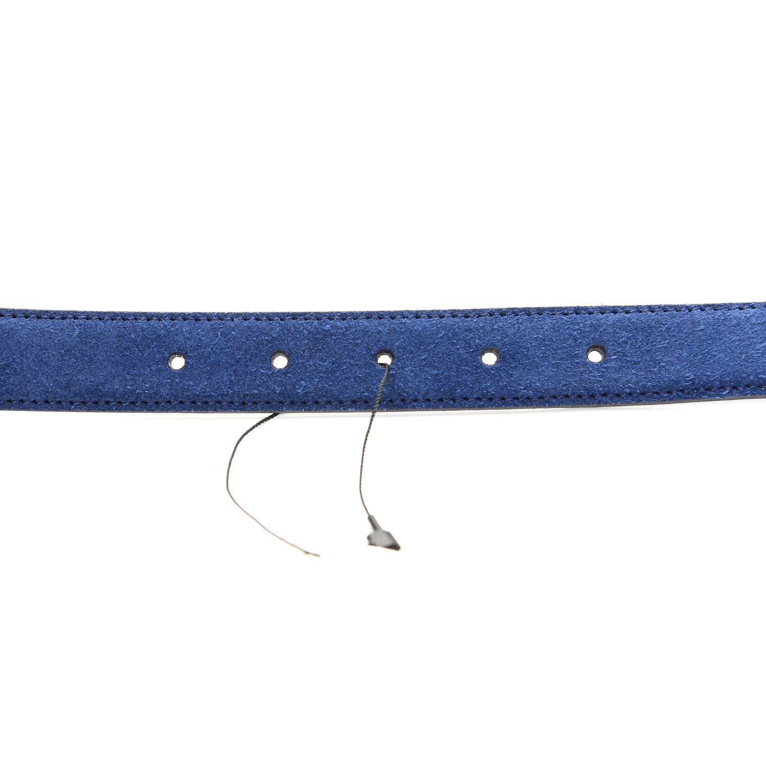 Gucci Suede Icaro G Cube 25mm Belt 95 38 Dark Navy 4 of 6