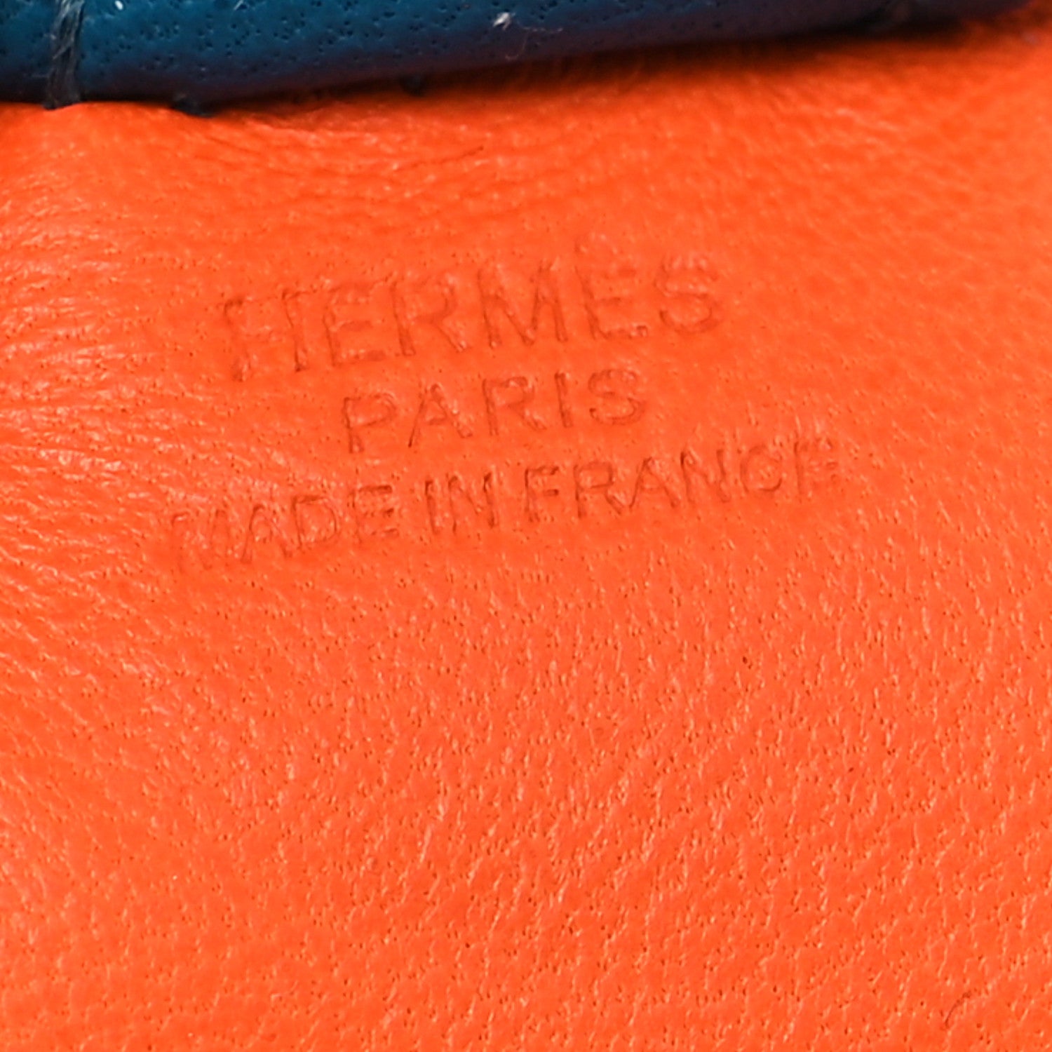 Hermes Milo Lambskin Grigri Rodeo Horse Bag Charm PM Feu Celeste Bleu Izmir 3 of 4