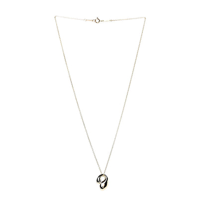 Tiffany 18K Yellow Gold Elsa Peretti Double Teardrop Pendant Necklace 3 of 5