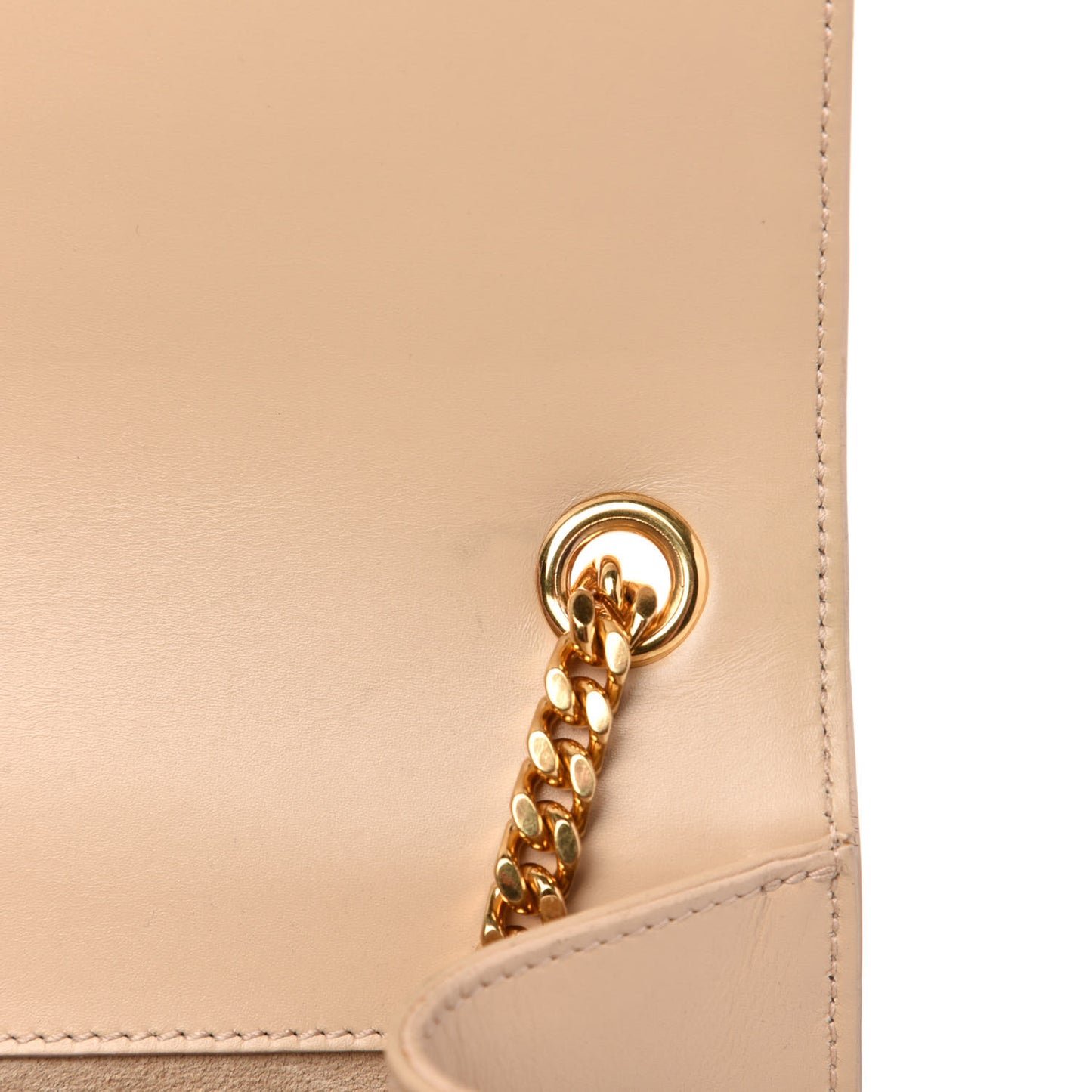 Smooth Calfskin Medium Classic Monogram Kate Tassel Satchel Nude Powder