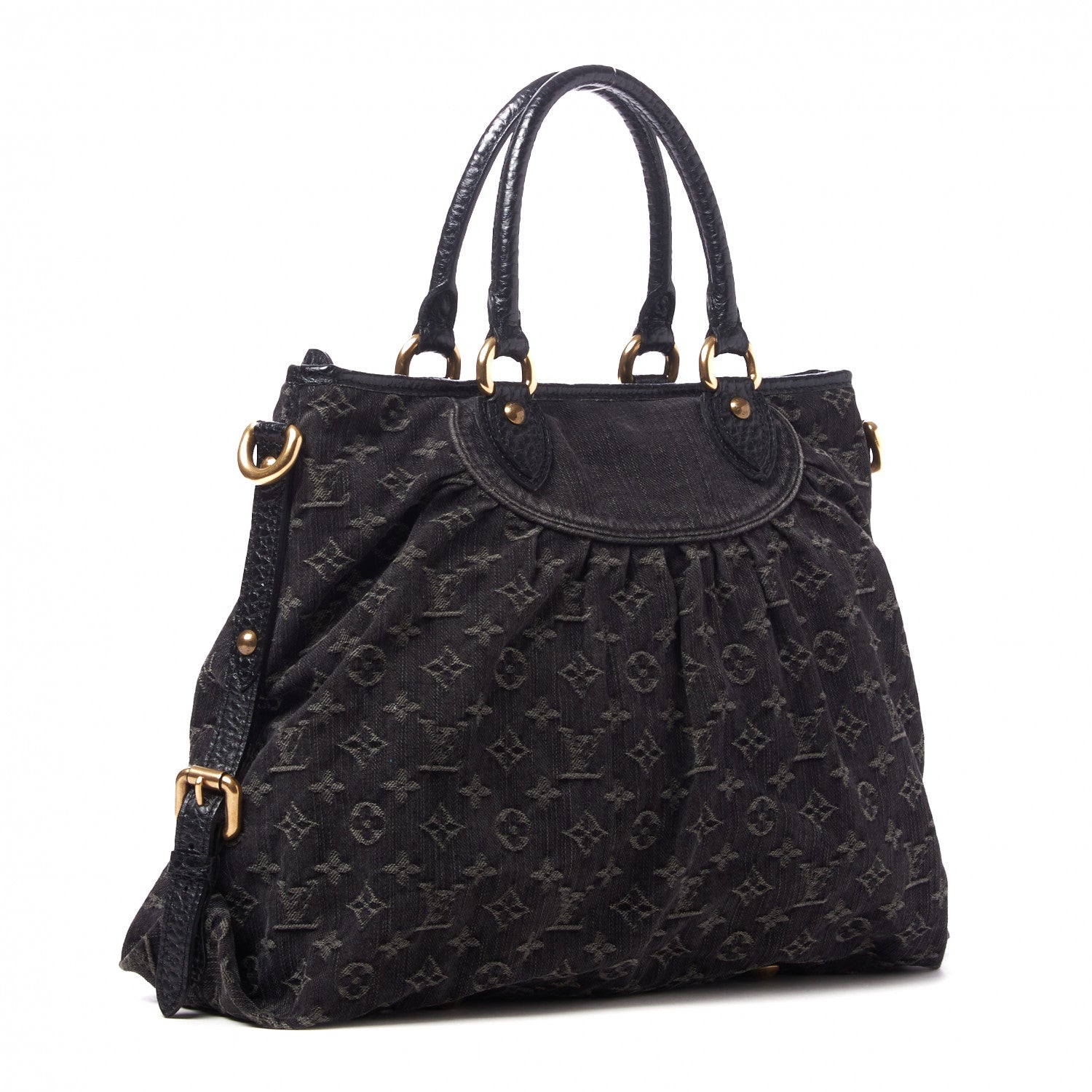 Louis Vuitton Denim Neo Cabby GM Black 2 of 7