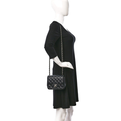 Chanel Caviar Quilted Mini Square Flap Black 2 of 9