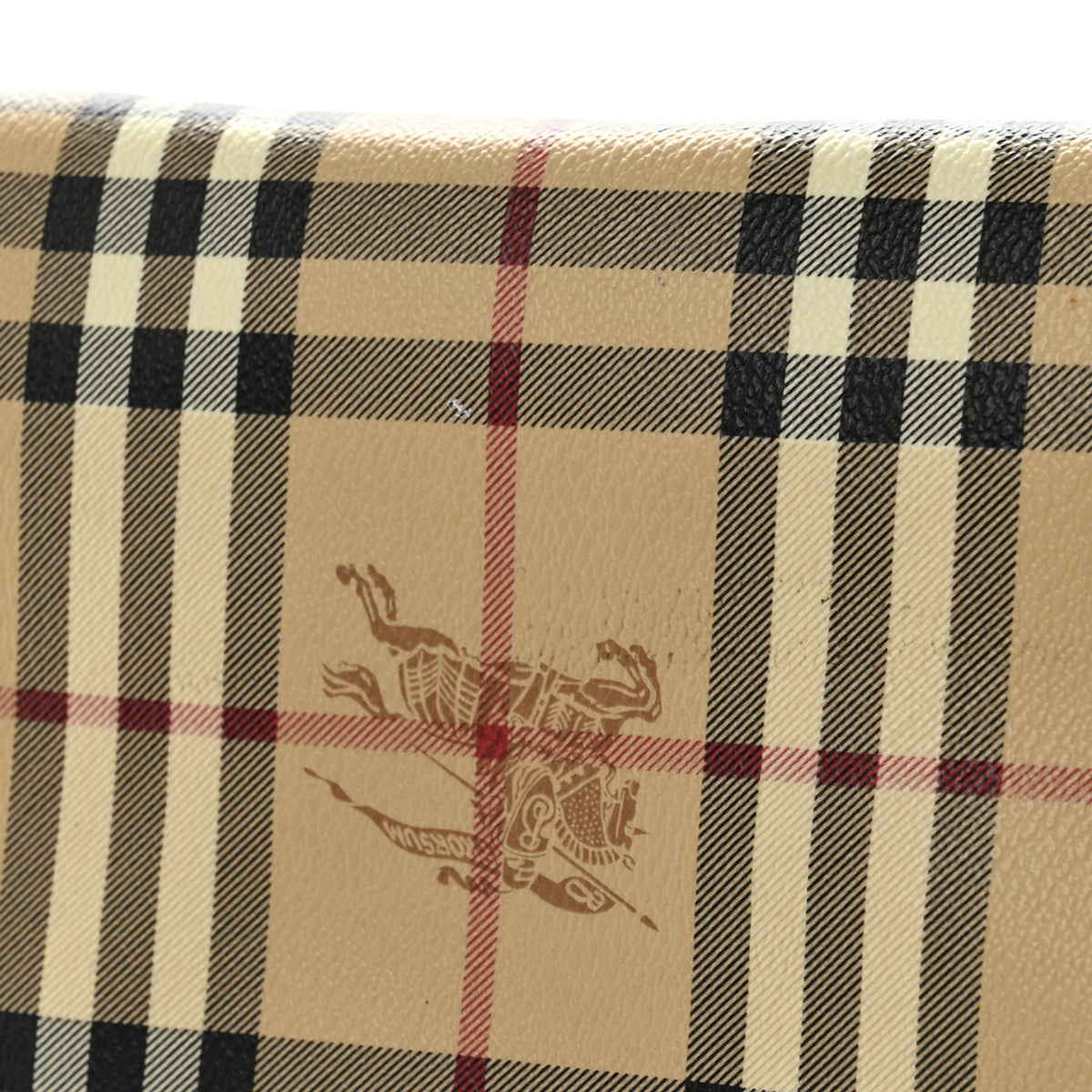 Burberry Haymarket Check Small Chester Bowling Bag Chocolate 28 of 29