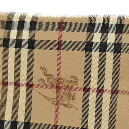 Burberry Haymarket Check Small Chester Bowling Bag Chocolate 28 of 29