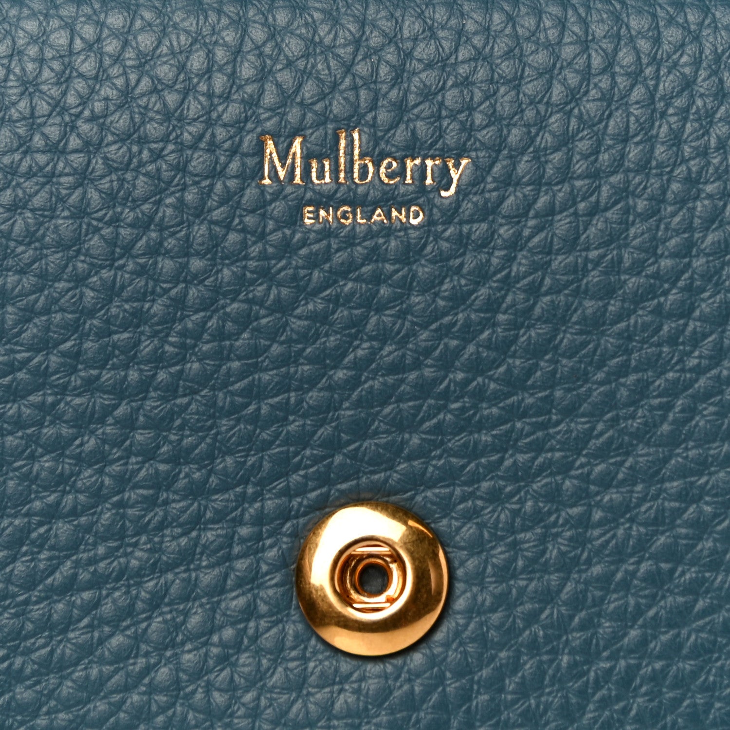 Mulberry Small Classic Grain Medium Harlow Wallet Steel Blue 6 of 12