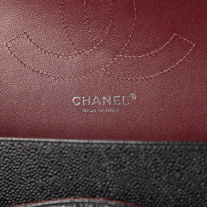Chanel Caviar Quilted Jumbo Double Flap Black 6 of 12