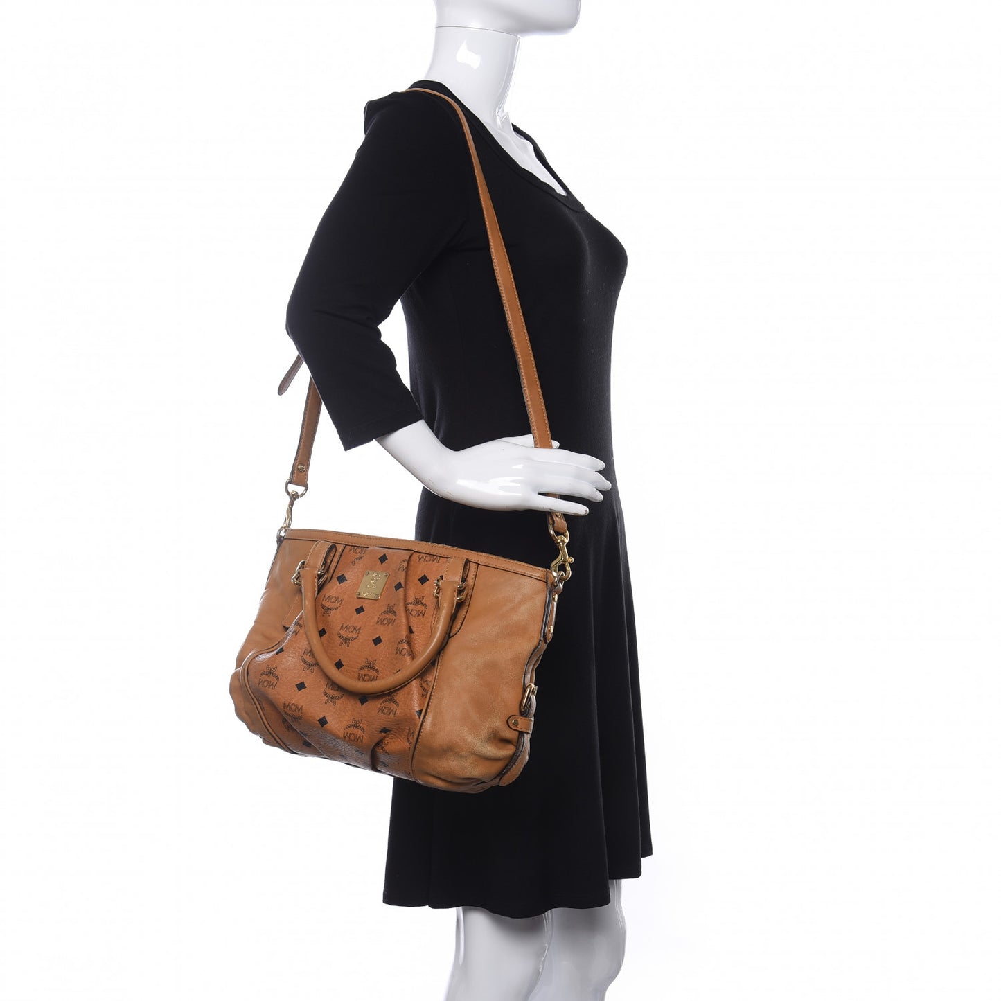 Visetos Shoulder Bag Cognac