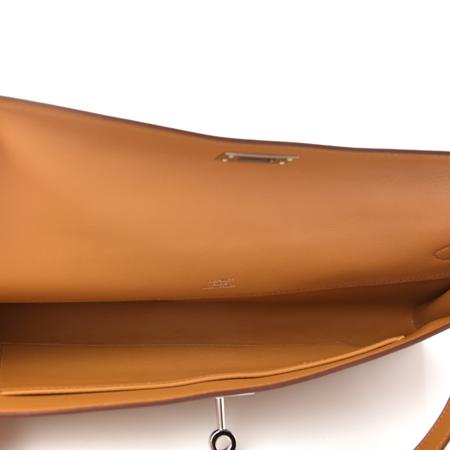 Hermes Swift Kelly Cut Clutch Pochette Sesame 5 of 6