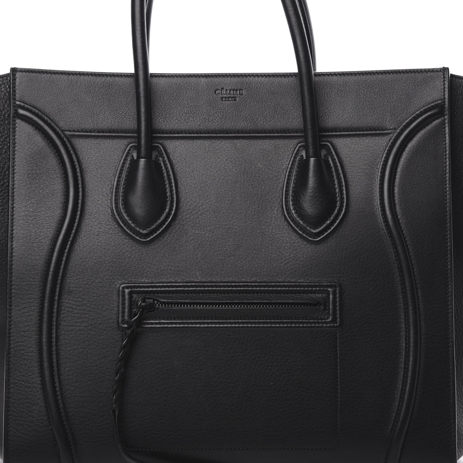 Celine Supple Calfskin Large Phantom Luggage Black 9 of 13