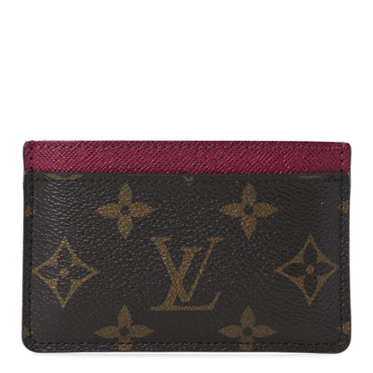 Louis Vuitton Monogram Card Holder Fuchsia 1 of 7