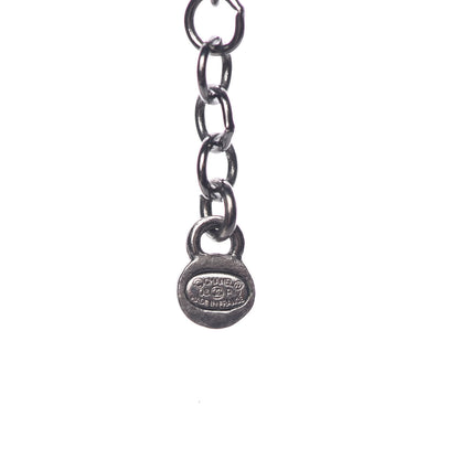 Chanel Bead Multi Strand CC Necklace Black 5 of 5