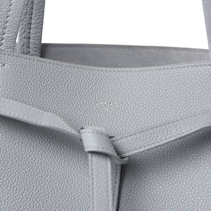 Celine Soft Grained Calfskin Small Belt Cabas Phantom Mineral 9 of 9