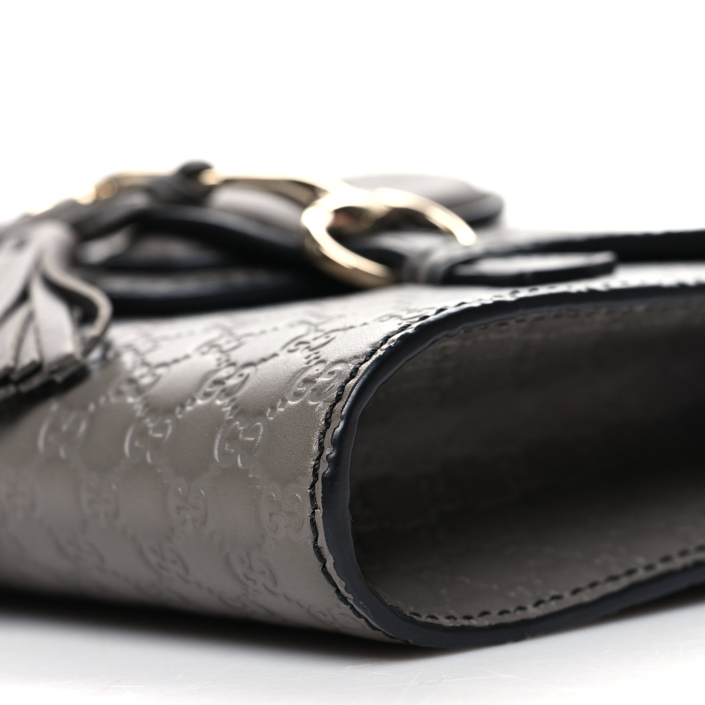 Soft Microguccissima Mini Emily Chain Shoulder Bag Loess