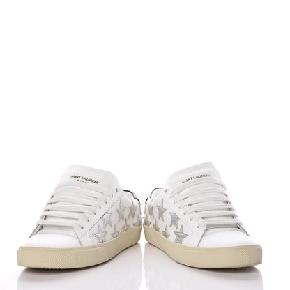 Saint Laurent Nappa Star Court Sneakers 37 Off White 6 of 11