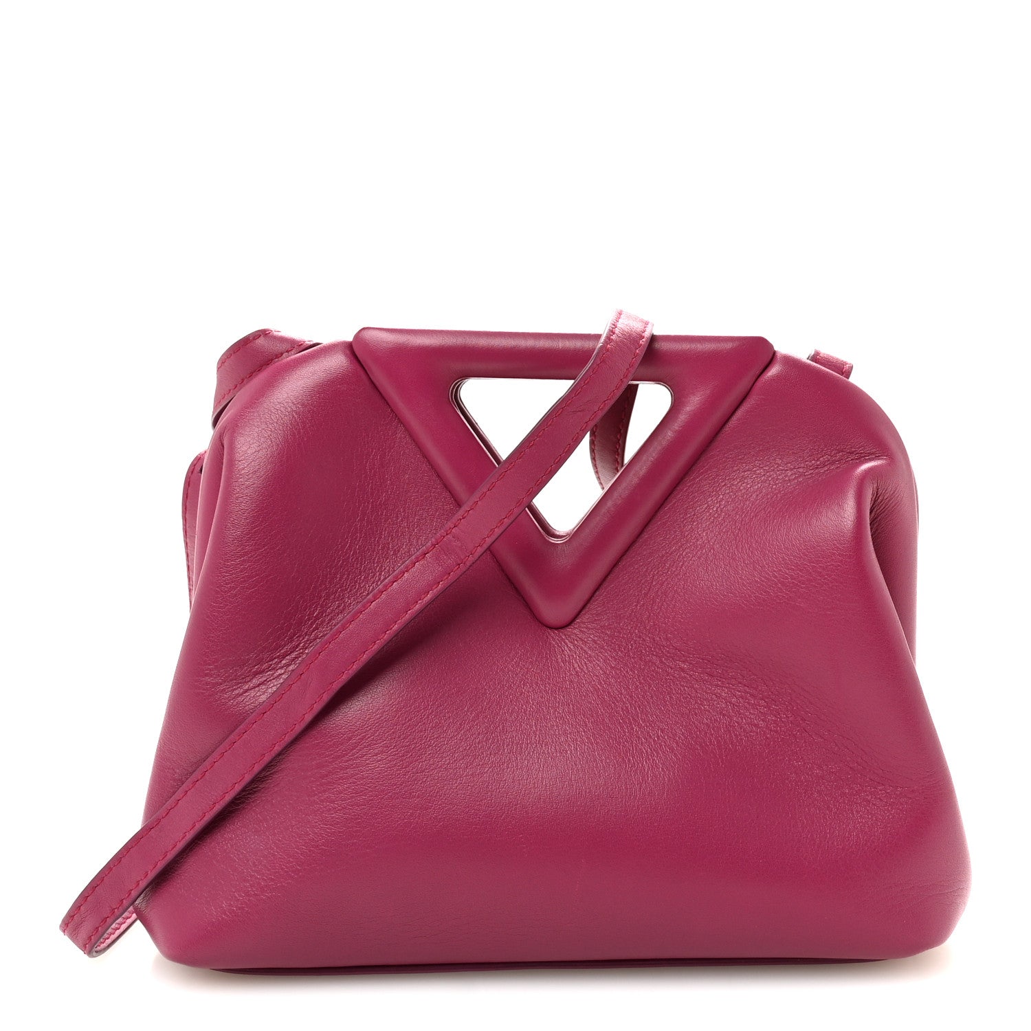 Bottega Veneta Calfskin Small The Point Triangle Bag Cinnabar 1 of 9