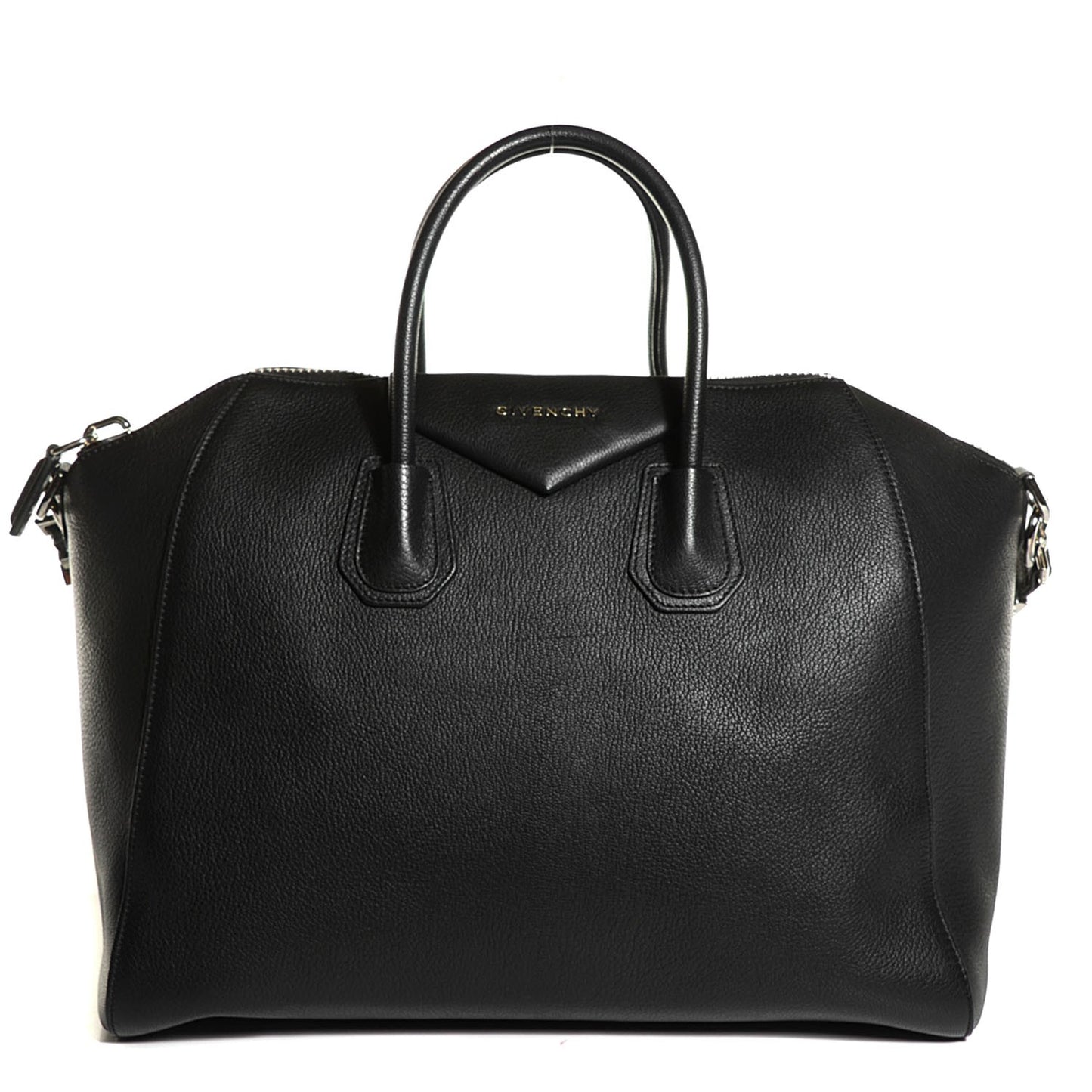 Sugar Goatskin Large Antigona Black