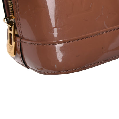 Louis Vuitton Vernis Alma BB Rose Velours 12 of 17