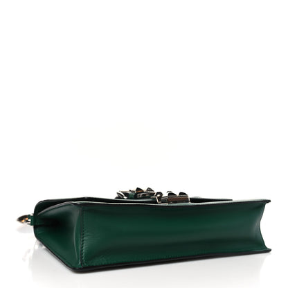 Prada Saffiano City Calfskin Studded Small Elektra Shoulder Bag Green 4 of 8