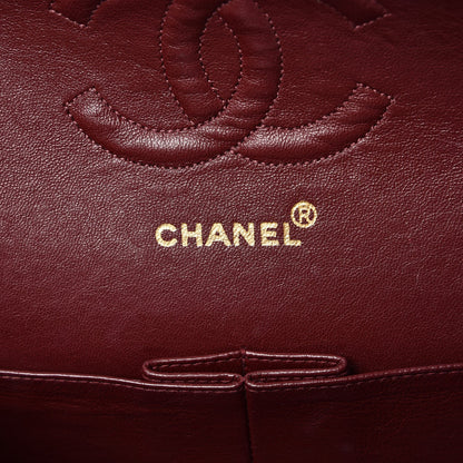 Chanel Lambskin Quilted Medium Double Flap Black 6 of 15