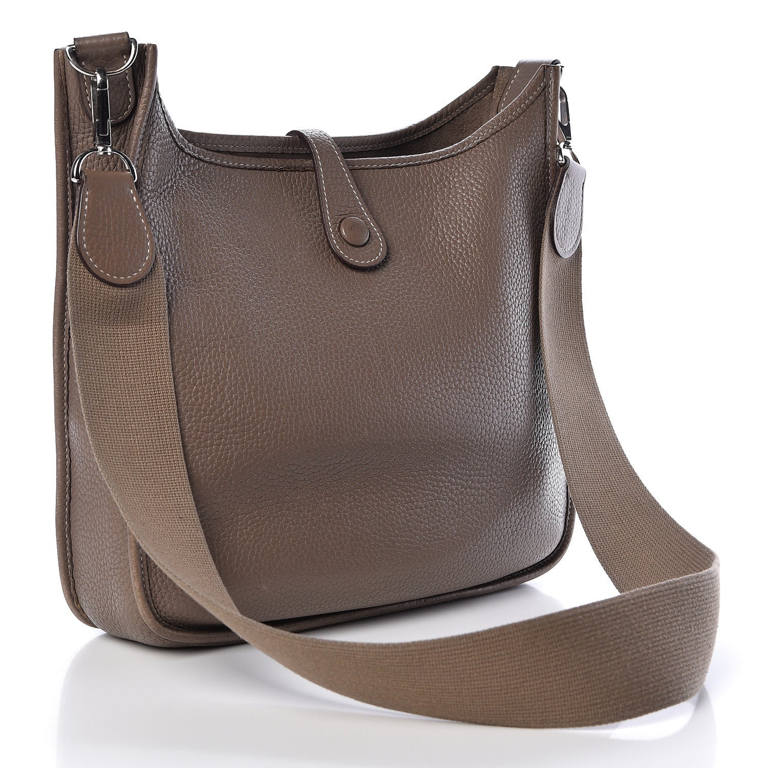Hermes Taurillon Clemence Evelyne II PM Etoupe 3 of 12