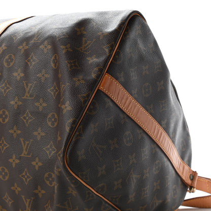 Louis Vuitton Monogram Keepall Bandouliere 55 9 of 9