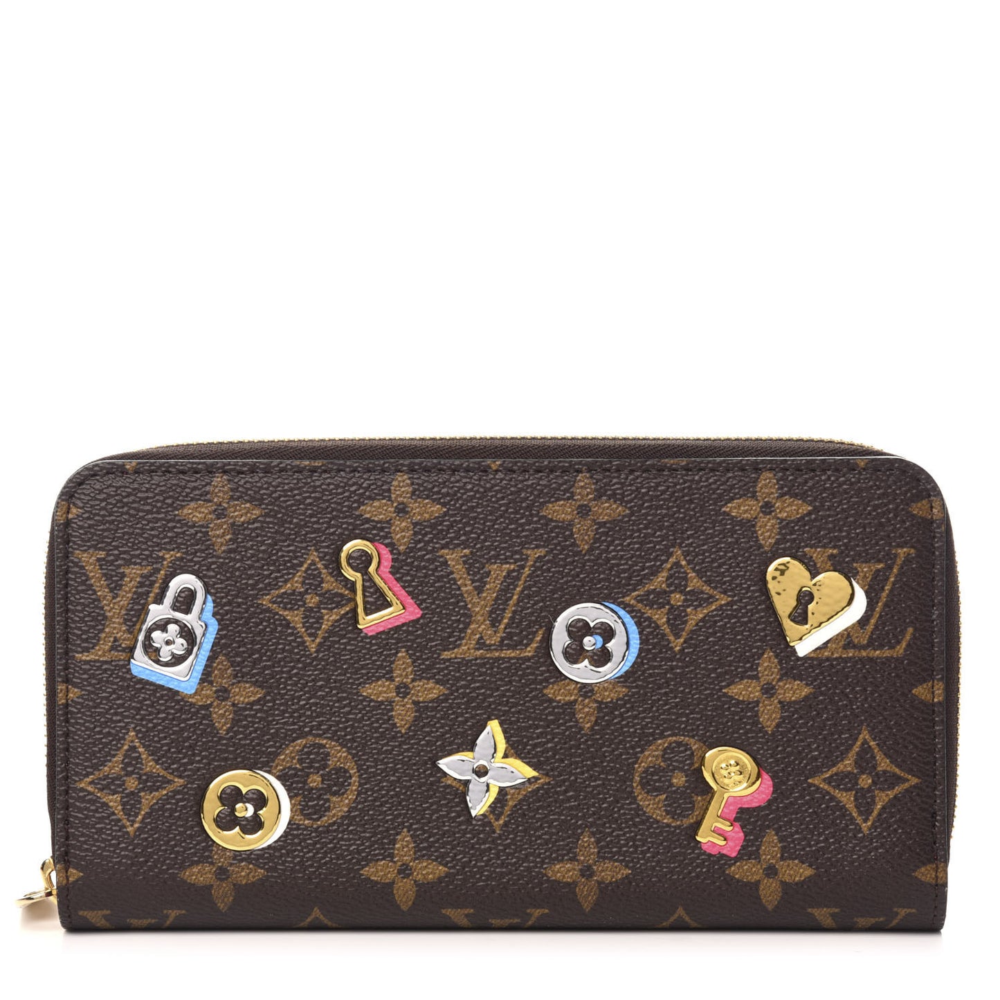 Monogram LV Love Lock Zippy Wallet