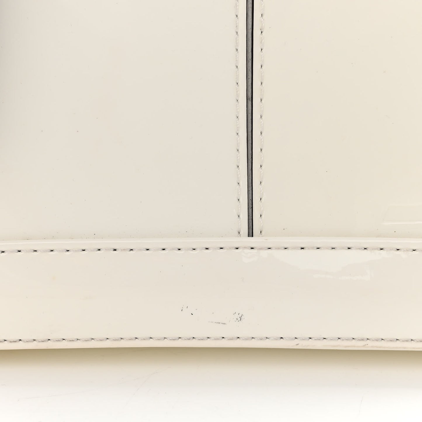 Patent Monogram Alma BB White