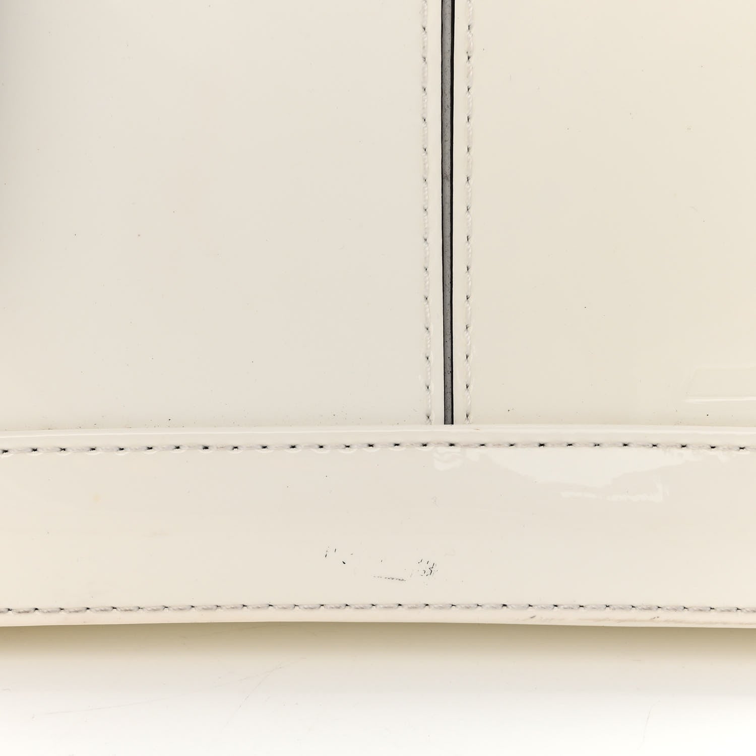 Louis Vuitton Patent Monogram Alma BB White 11 of 13