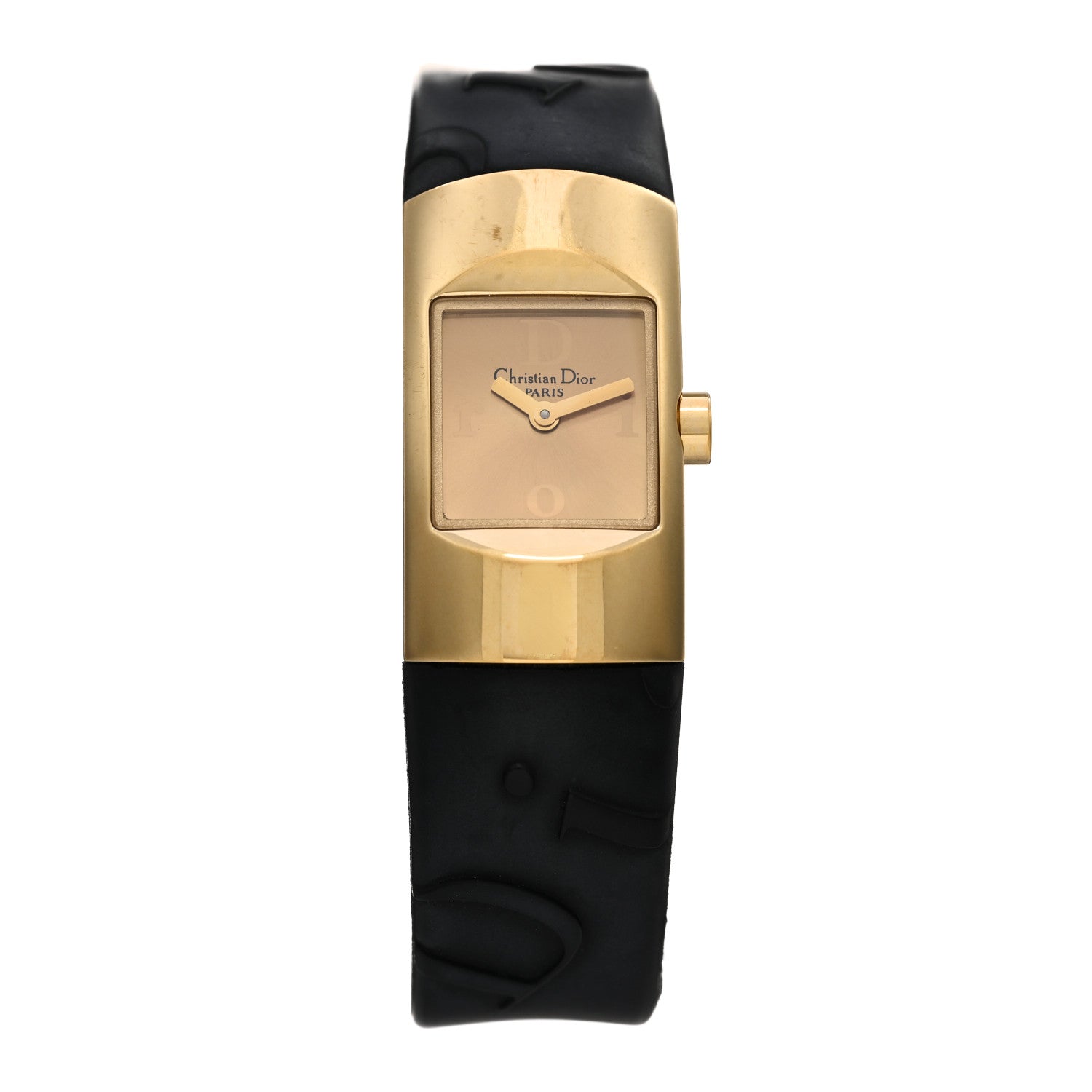 Christian Dior Stainless Steel Rubber 15mm Diorific Quartz Watch 1 of 4