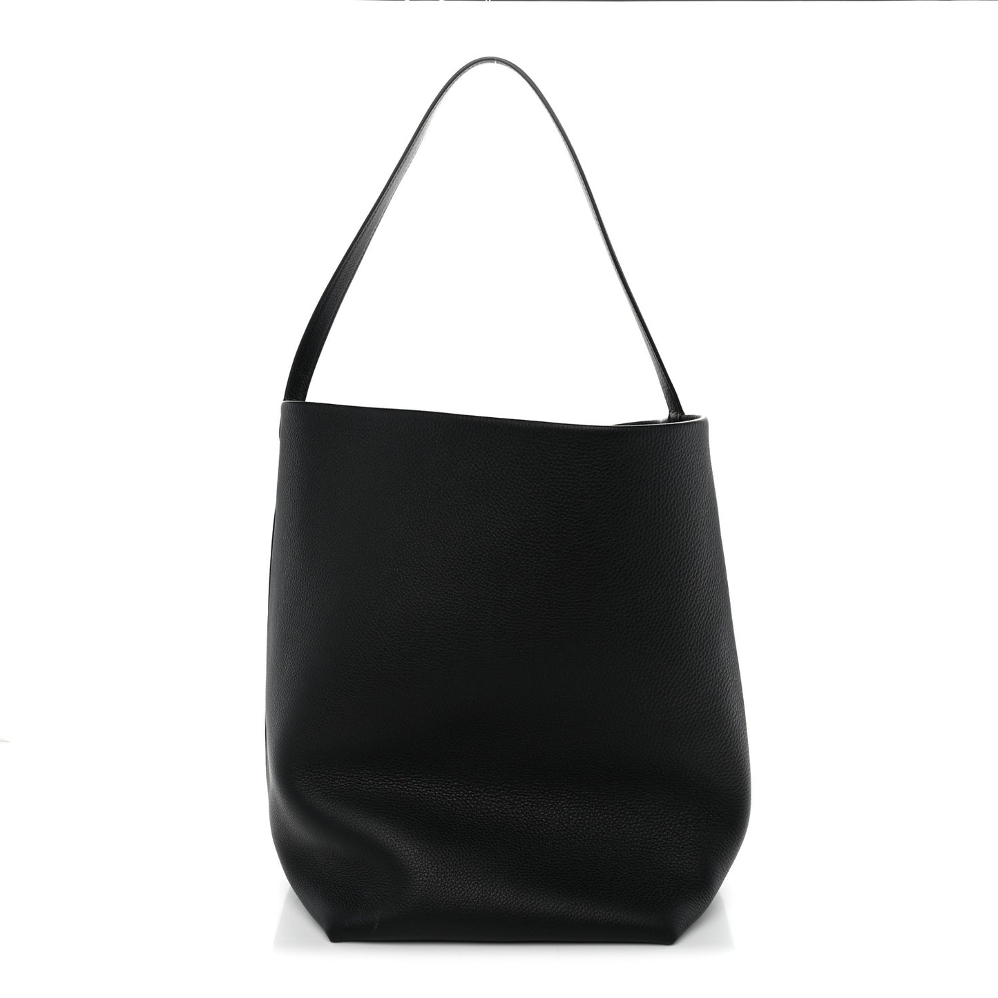 Grained Calfskin Large N/S Park Tote Black