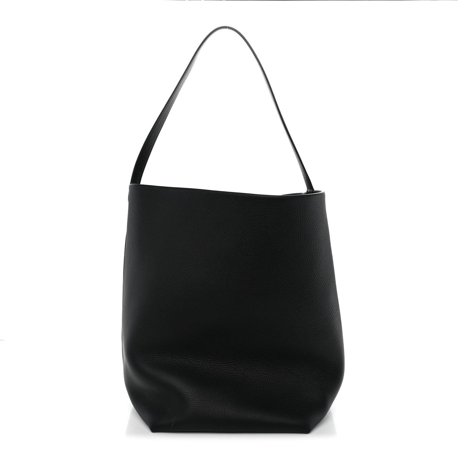 The Row Grained Calfskin Large N/S Park Tote Black 1 of 10