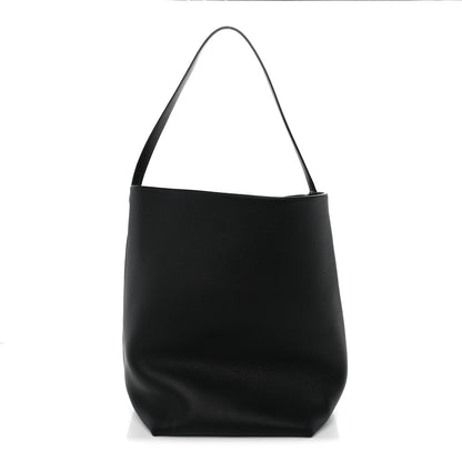 The Row Grained Calfskin Large N/S Park Tote Black 1 of 10