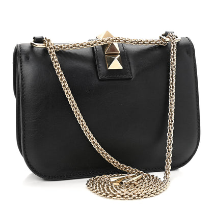 Valentino Garavani Vitello Small Glam Lock Rockstud Flap Black 3 of 15