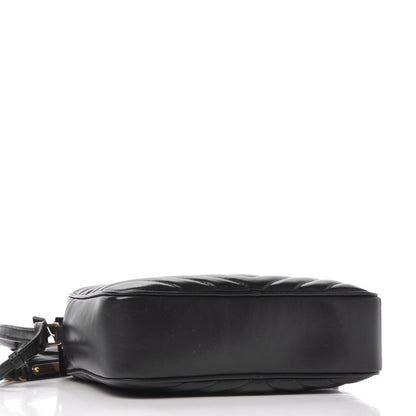 Saint Laurent Calfskin Matelasse Monogram Lou Camera Bag Black 4 of 10