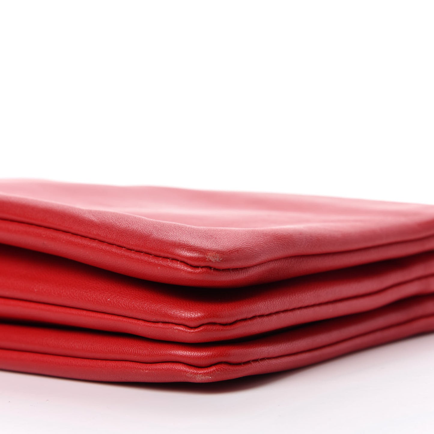 Lambskin Small Trio Crossbody Bag Red