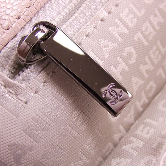Chanel Caviar Square Stitched Tote Pink 12 of 12