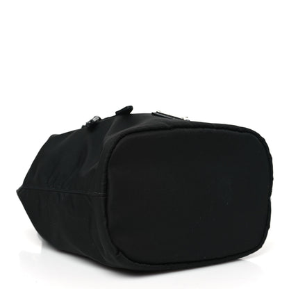 Prada Saffiano Tessuto Nylon Vela Bucket Wristlet Black 4 of 10