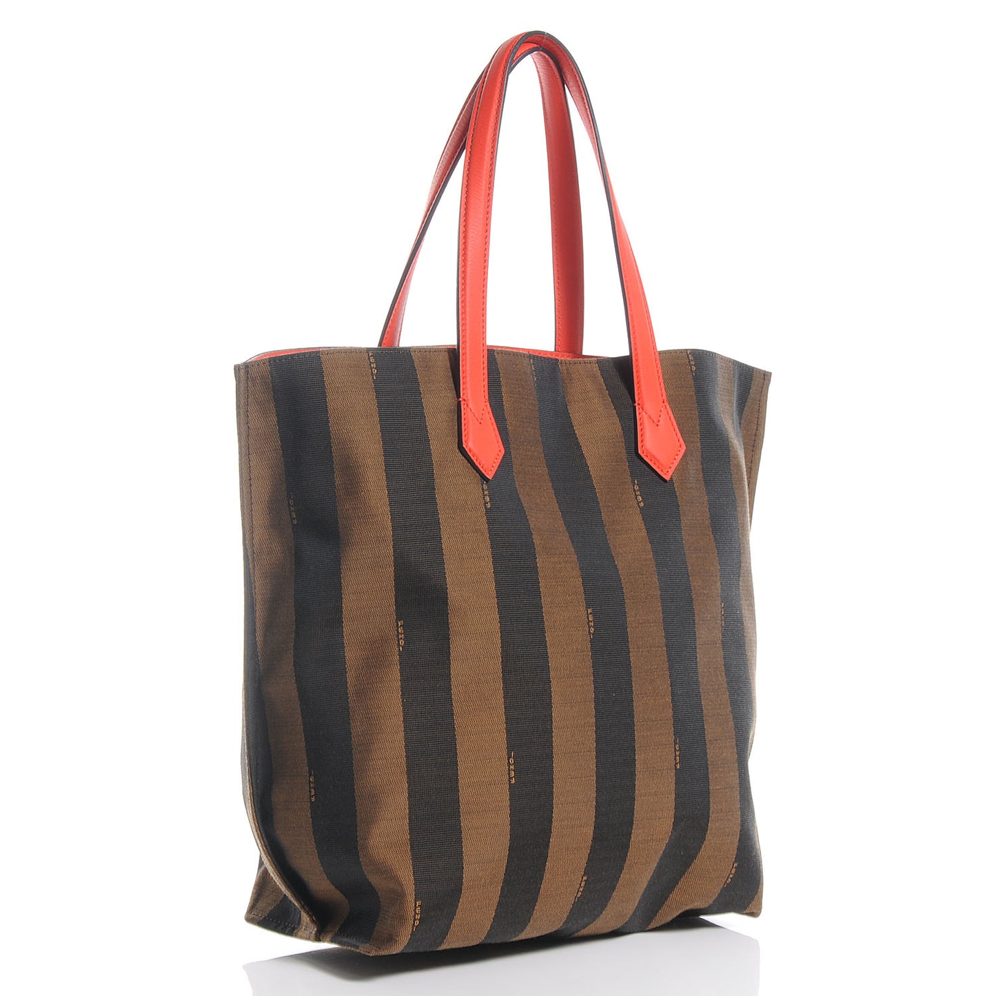 Pequin Vitello All In Shopper Tote Tobacco Papavero