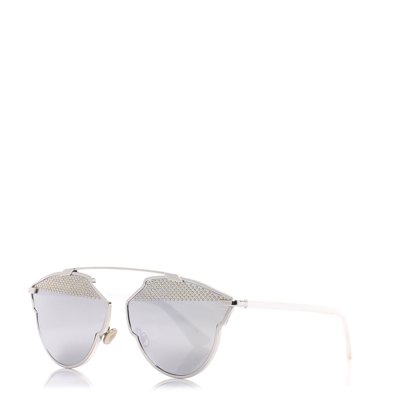 Christian Dior Studded So Real Sunglasses Silver 1 of 10