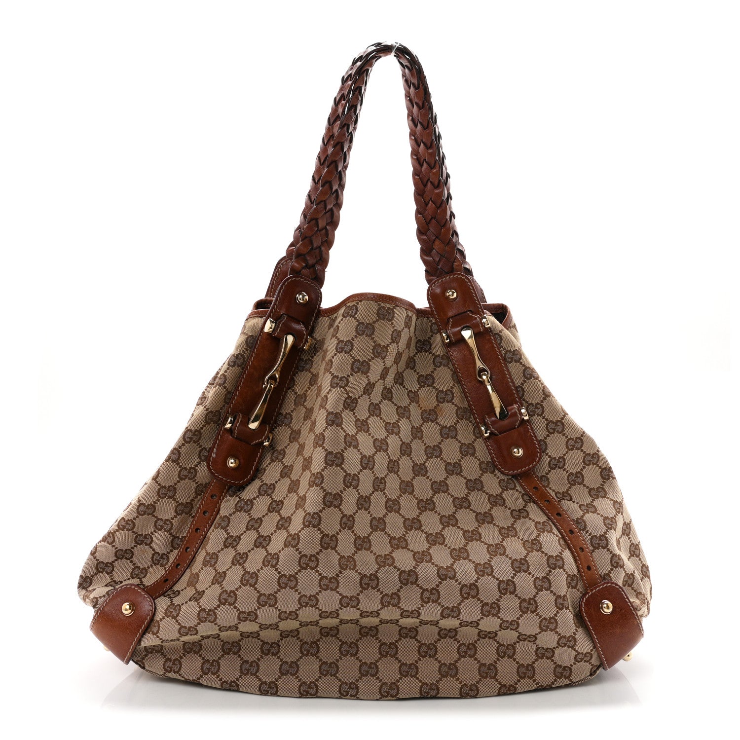 Gucci Monogram Medium Pelham Shoulder Bag Brown 1 of 10