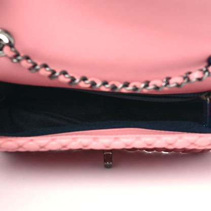 Chanel Calfskin Micro Quilted Mini Flap Pink 4 of 8