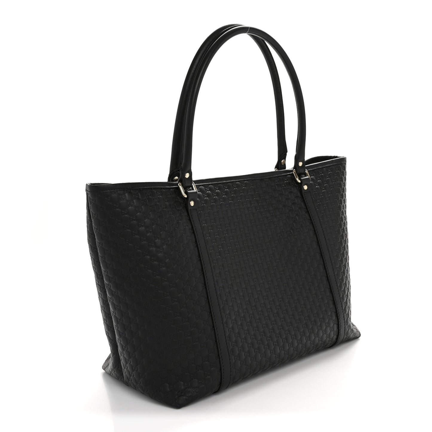 Microguccissima Medium Joy Tote  Black