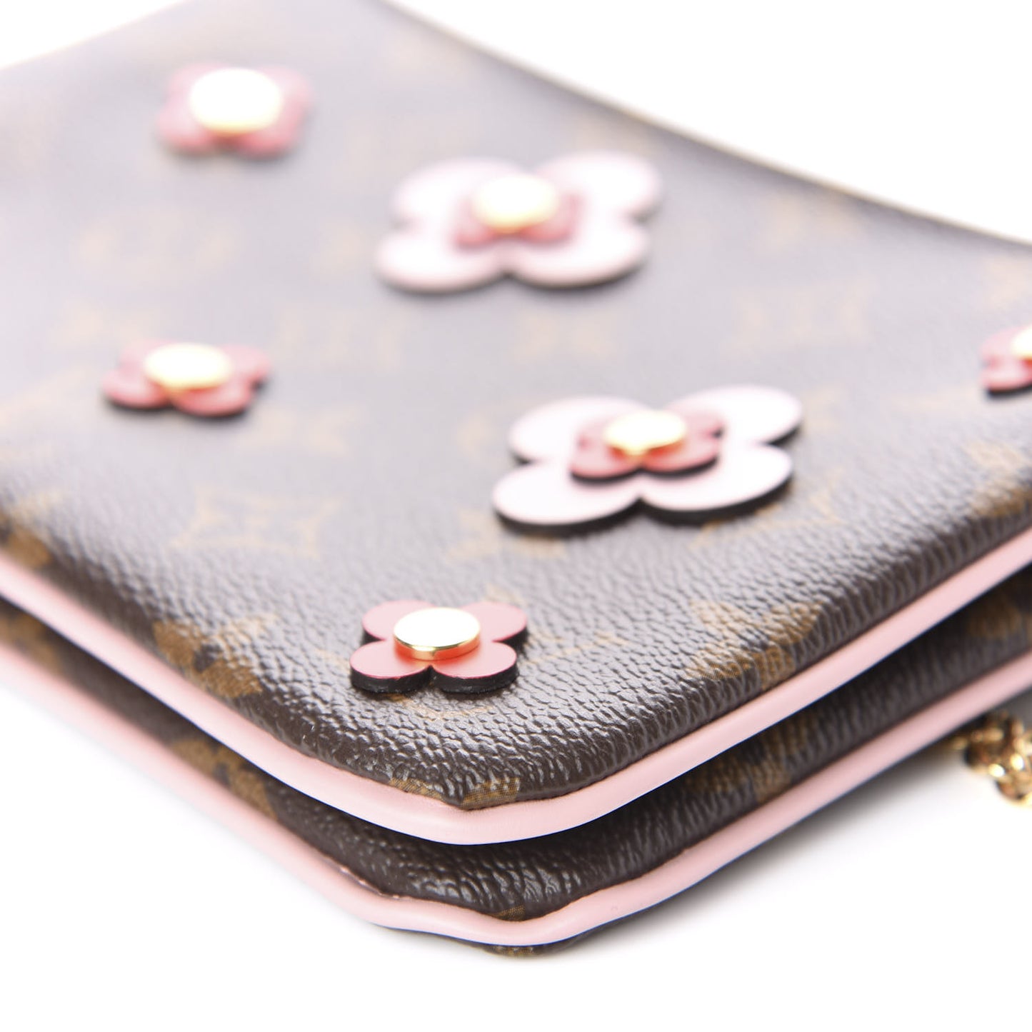Monogram Blooming Flowers Double Zip Pochette