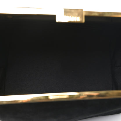 Khaite Suede Aimme Envelope Clutch Black 5 of 8