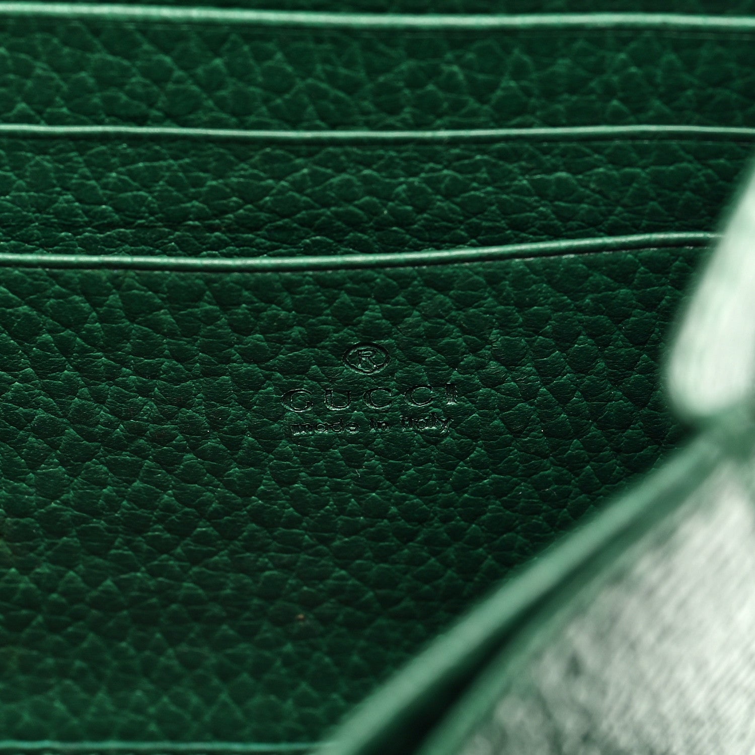 Gucci Calfskin Mini Dionysus Chain Wallet Emerald 6 of 8