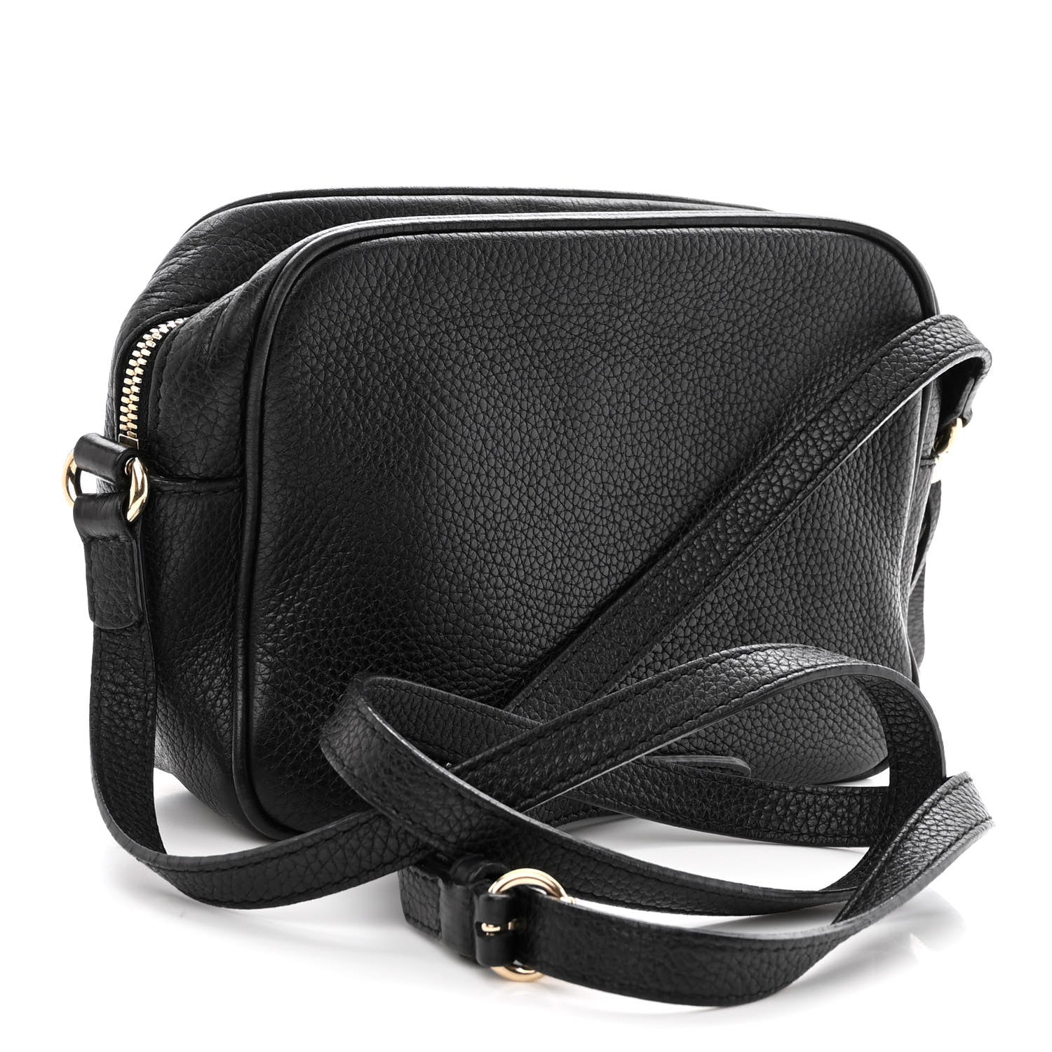 Gucci Pebbled Calfskin Small Soho Disco Bag Black 3 of 10