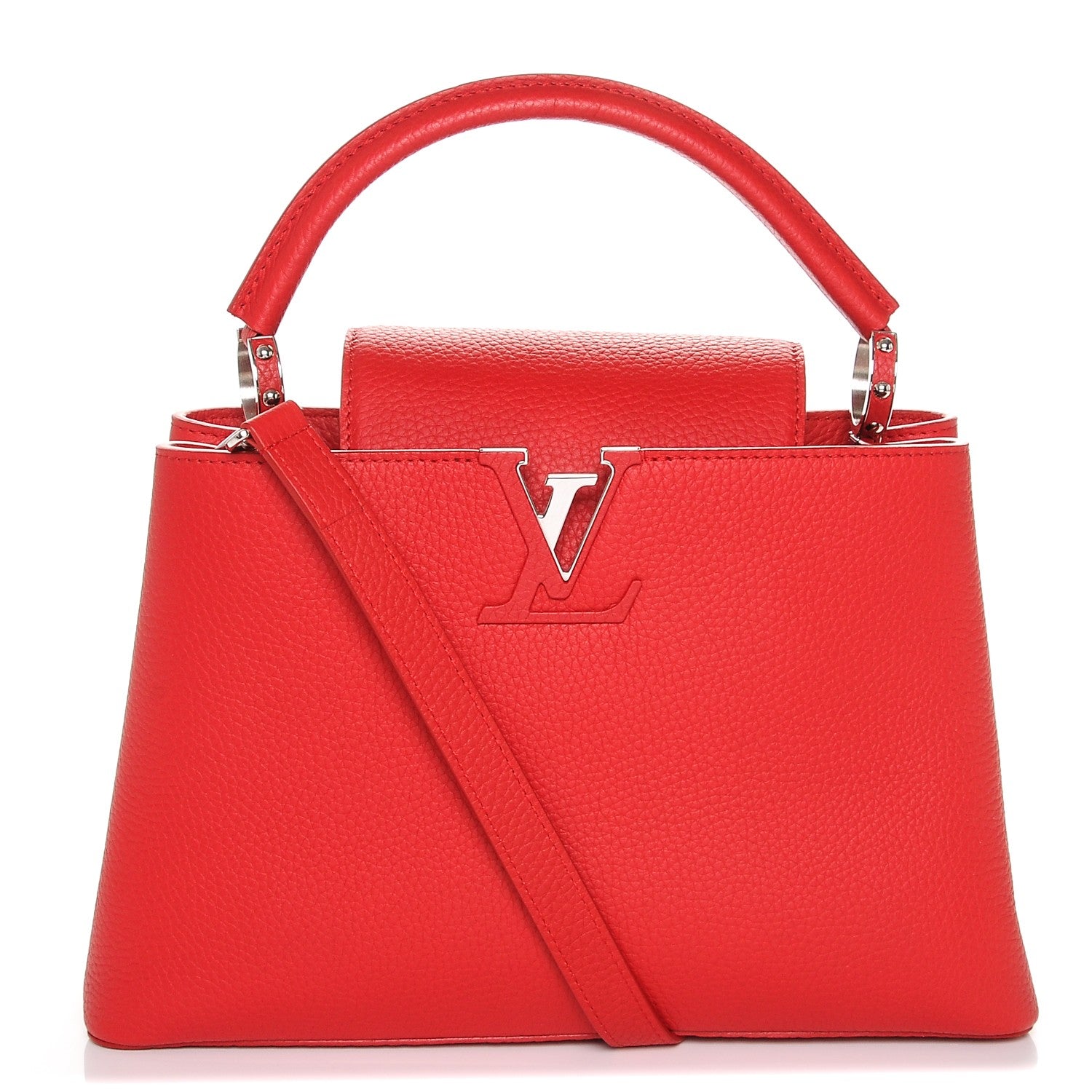 Louis Vuitton Taurillon Capucines PM Rubis 1 of 6
