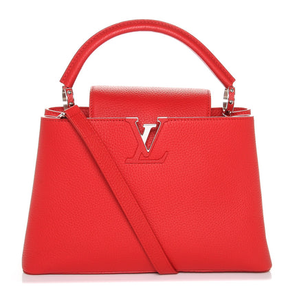 Louis Vuitton Taurillon Capucines PM Rubis 1 of 6