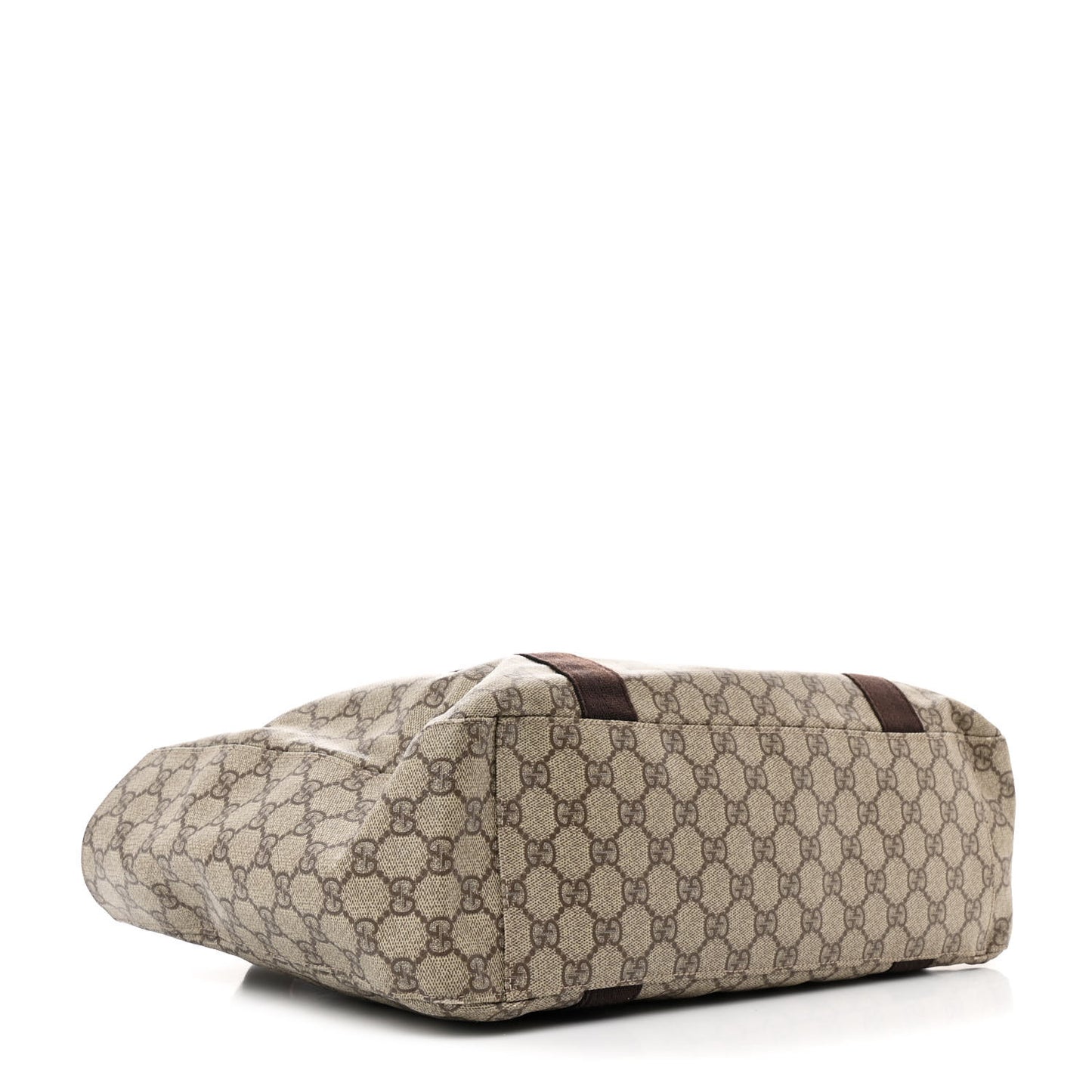 GG Plus Monogram Medium Tote Dark Brown