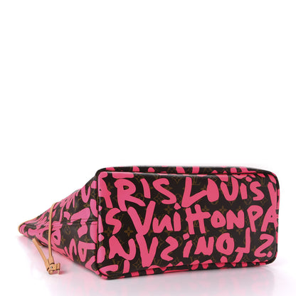 Louis Vuitton Monogram Graffiti Neverfull GM Fuchsia 4 of 10